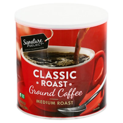 Signature SELECT Coffee Ground Medium Roast Classic Roast - 30.5 Oz - Image 4