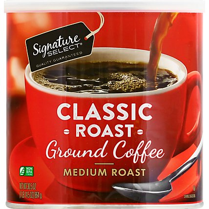 Signature SELECT Coffee Ground Medium Roast Classic Roast - 30.5 Oz - Image 2