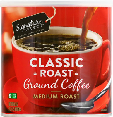 Signature SELECT Coffee Ground Medium Roast Classic Roast - 30.5 Oz - Image 2