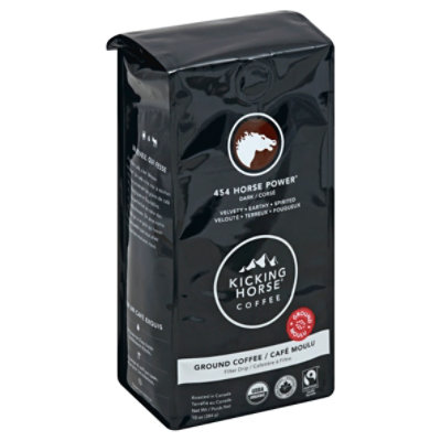 Kicking Horse Coffee Ground 454 Horse Power Dark - 10 Oz - Image 1