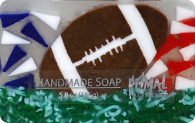 Football Bar Soap In Shrinkwrap - 5.8 Oz - Image 2