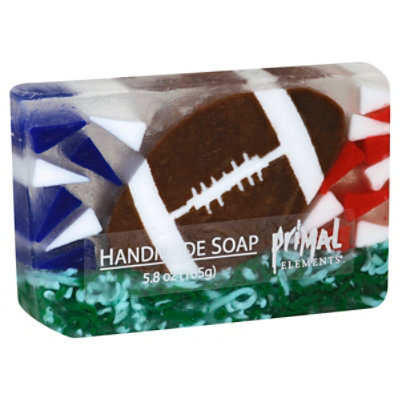 Football Bar Soap In Shrinkwrap - 5.8 Oz - Image 1