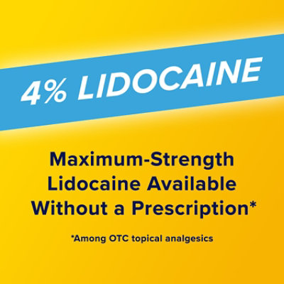 Aspercreme Lidocaine Patch Max Strength 4% - 5 Count - Image 3