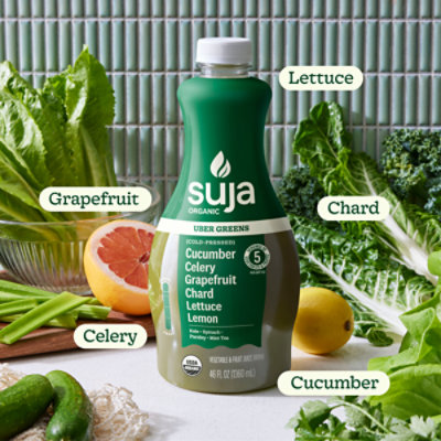 Suja Organic Uber Greens Cold Pressed Juice Drink - 46 Fl. Oz. - Image 3