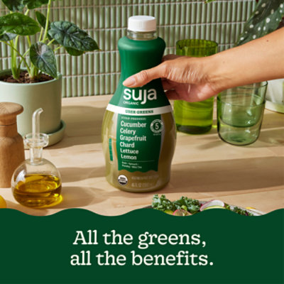 Suja Organic Uber Greens Cold Pressed Juice Drink - 46 Fl. Oz. - Image 4