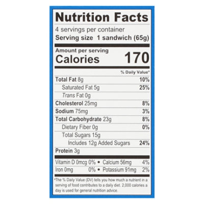 Alden's Organic Vanilla Bean Ice Cream Sandwich - 4 Count - Image 4