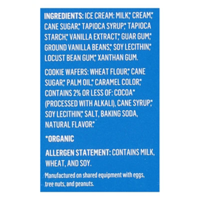 Alden's Organic Vanilla Bean Ice Cream Sandwich - 4 Count - Image 5