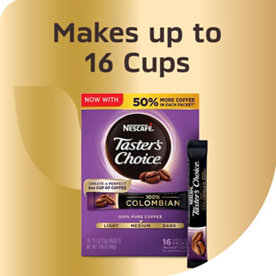 NESCAFE Tasters Choice Coffee Instant Colombian - 8-0.106 Oz - Image 4