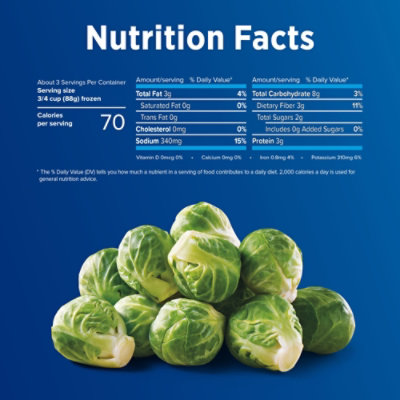 Birds Eye Sea Salt And Cracked Pepper Seasoned Brussels Sprouts Frozen Vegetables - 10 Oz - Image 4