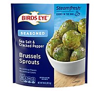 Birds Eye Steamfresh Flavor Full Brussels Sprouts Sea Salt & Cracked Pepper - 10 Oz