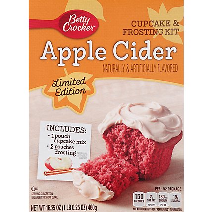 Betty Crocker Cupcake & Frosting Kit Apple Cider - 16.25 Oz - Image 2
