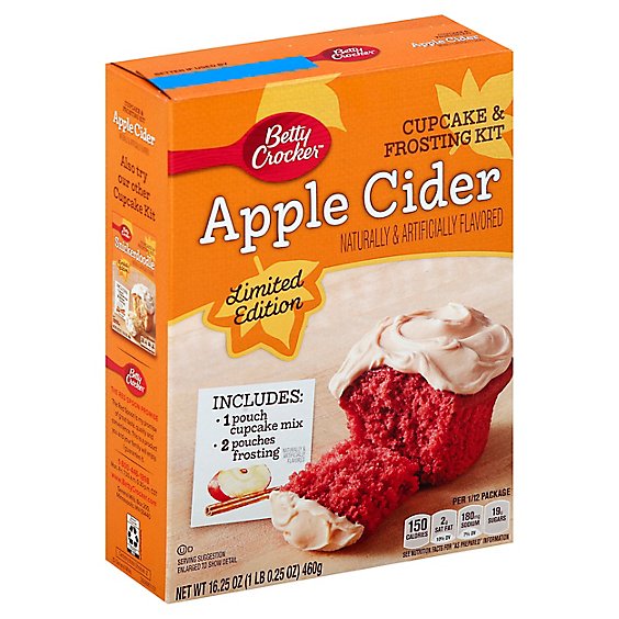 Betty Crocker Cupcake & Frosting Kit Apple Cider - 16.25 Oz