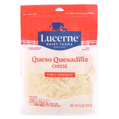 Lucerne Cheese Finely Shredded Queso Quesadilla - 8 Oz