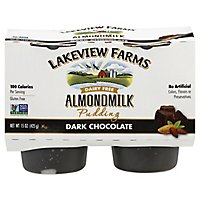 Lakeview Almondmilk Dark Chocolate Pudding - 4-3.75 Oz - Image 3