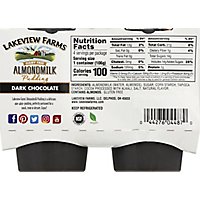 Lakeview Almondmilk Dark Chocolate Pudding - 4-3.75 Oz - Image 6