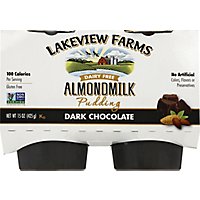 Lakeview Almondmilk Dark Chocolate Pudding - 4-3.75 Oz - Image 2