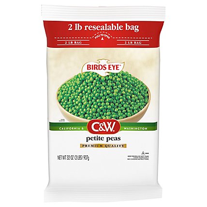 Birds Eye C&W Premium Quality Petite Peas - 32 Oz - Image 1