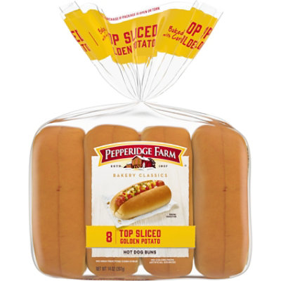 Pepperidge Farm Top Sliced Golden Potato Hot Dog Buns - 14 Oz - Image 1