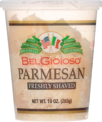 BelGioioso Freshly Shaved Parmesan Cheese Cup - 10 Oz - Image 1