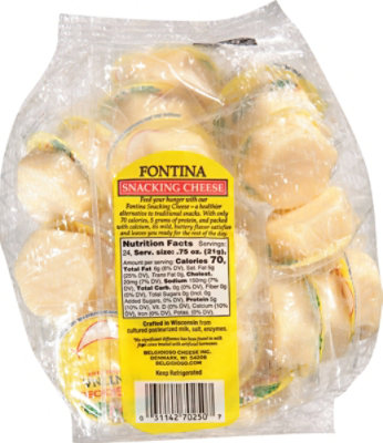 BelGioioso Fontina Cheese Snack Pack - 18 Oz - Image 7