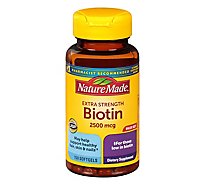Nature Made Biotin High Potency 2500 Mcg Softgels - 150 Count