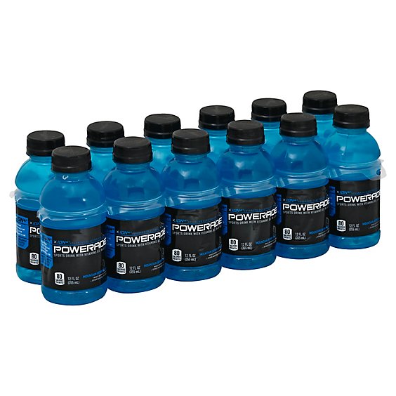 POWERADE Sports Drink Electrolyte Enhanced Mountain Berry Blast - 12-12 Fl. Oz.