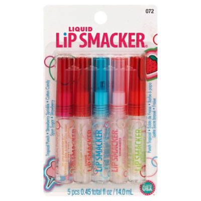 Lip Smacker Lip Gloss Liquid 072 5 Pieces - 0.45 Fl. Oz.