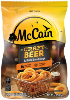 McCain Craft Beer Battered Onion Rings - 14 Oz - Image 1