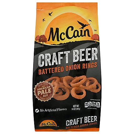 McCain Onion Rings Battered Craft Beer - 14 Oz - Image 1