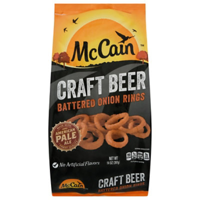 McCain Onion Rings Battered Craft Beer - 14 Oz
