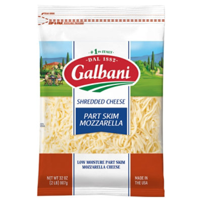 Galbani Mozzarella Low Moisture Part Skim Shredded - 32 Oz - Image 3