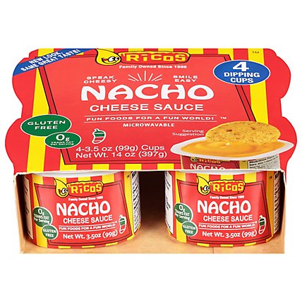 Ricos Sauce Cheese Nacho Box - 4-3.5 Oz - Image 3