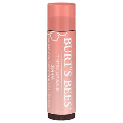 Burts Bees Lip Balm Tinted Zinnia - 0.15 Oz