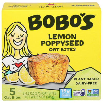 Bobos Bites Lemon Poppyseed - 5-1.3 Oz - Image 3