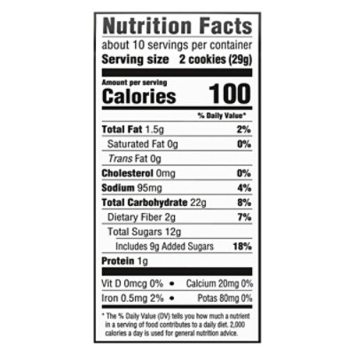 Newtons 100% Whole Grain Wheat Soft & Fruit Chewy Fig Cookies Pack - 10 Oz - Image 4