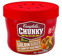 Campbells Chunky Soup Sirloin Burger with Country Vegetables - 15.25 Oz