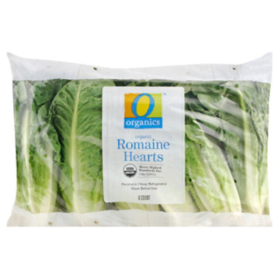 O Organics Organic Romaine Hearts - 6 Count