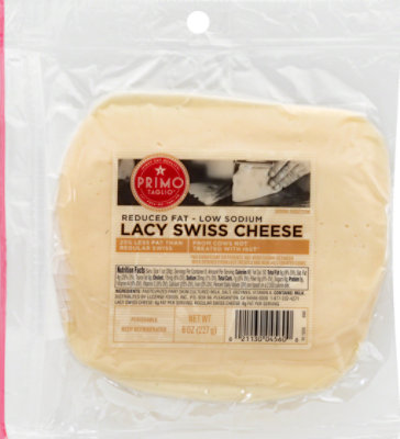 Primo Taglio Cheese Swiss Pre Sliced - 0.50 LB