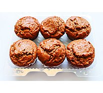 Bakery Muffins Ras Inch Bran 6 Count - Each