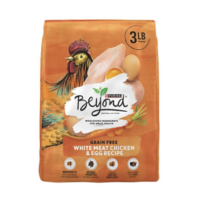 Beyond Grain Free White Meat Chicken & Egg Dry Cat Food - 3 Lb - Image 1