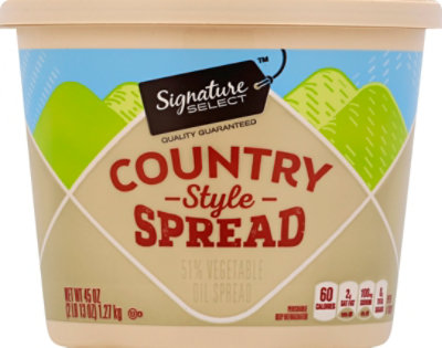 Signature SELECT Spread Country Style 51% Vegetable Oil - 45 Oz - Image 2