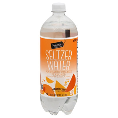 Signature SELECT Mandarin Orange Flavored Water Seltzer - 33.8 Fl. Oz. - Image 2