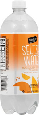 Signature SELECT Mandarin Orange Flavored Water Seltzer - 33.8 Fl. Oz. - Image 5