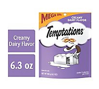 Temptations Classic Creamy Dairy Flavor Crunchy And Soft Cat Treats - 6.3 Oz