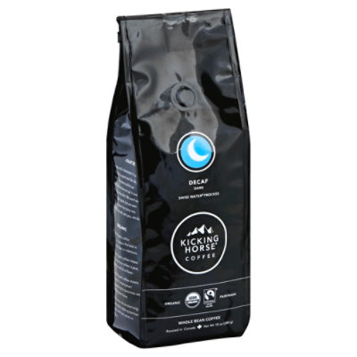 Kicking Horse Coffee Whole Bean Dark Roast Decaf - 10 Oz - Image 1