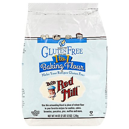 Bobs Red Mill 1 To 1 Flour For Baking Gluten Free - 44 Oz - Image 1