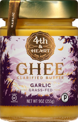 4th & Heart Ghee Butter California Garlic - 9 Oz - Image 1