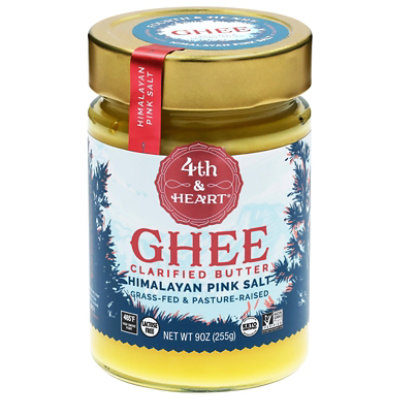 4th & Heart Ghee Butter Himalayan Pink Salt - 9 Oz