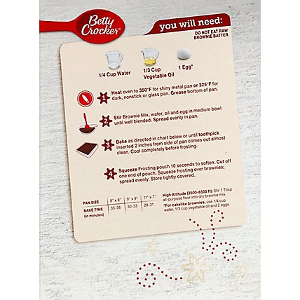 Betty Crocker Brownie Mix with Frosting Frosted Mocha - 18 Oz - Image 3