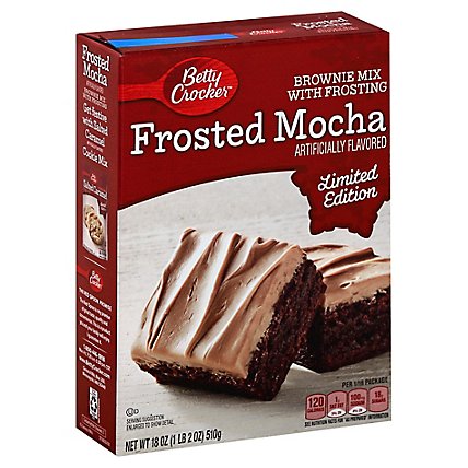 Betty Crocker Brownie Mix with Frosting Frosted Mocha - 18 Oz - Image 1